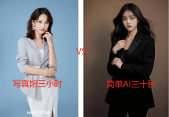 栏选择“AI图片处置→小我写实”第二步:照片